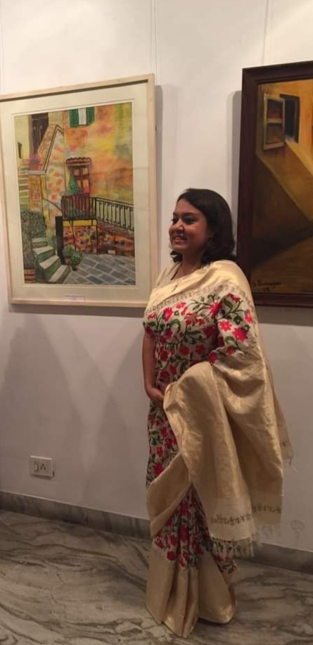 Sohini Banerjee painting - portrait 1